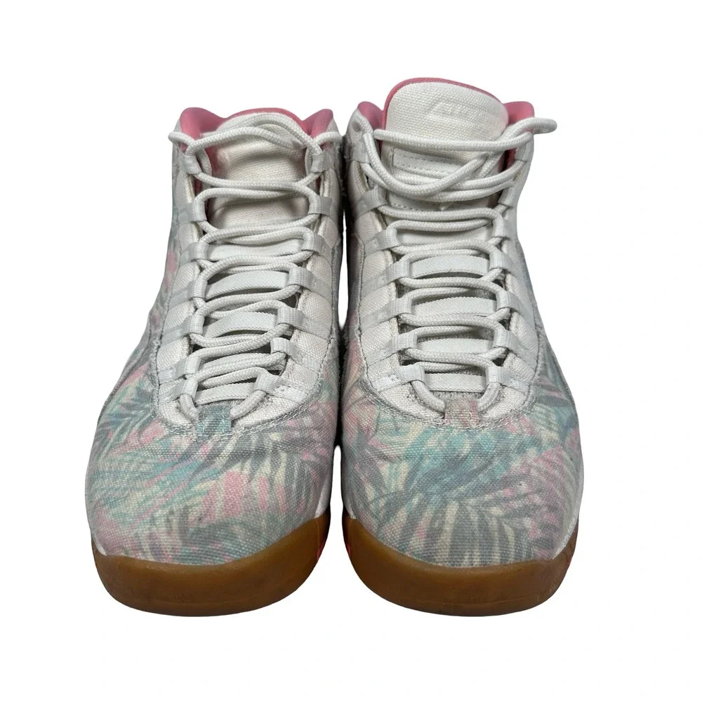 Jordan 10 Retro SB Super Bowl LIV Miami Mens 11 CV9776-900 Multi-Color Canvas